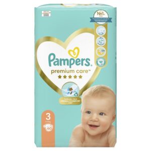 PAMPERS Premium Care, pelenka, méret: 3, 60 db