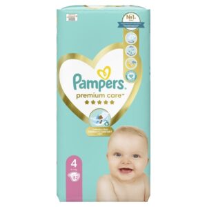 PAMPERS Premium Care, pelenka, méret: 4, 52 db