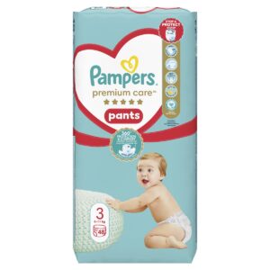 PAMPERS Premium Care Pants, bugyipelenka, méret: 3, 48 db