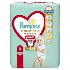 PAMPERS Premium Care Pants, bugyipelenka, méret: 5, 20 db