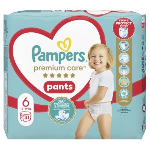 PAMPERS Premium Care Pants, bugyipelenka, méret: 6, 31 db